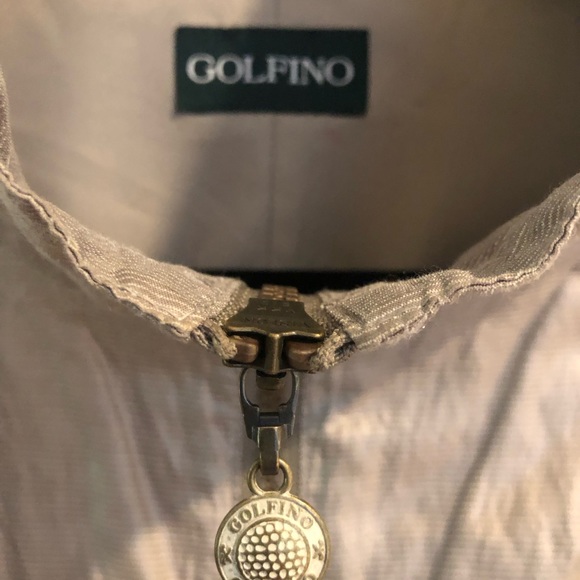 Women’s Golfino jacket in light tan/gold- size 12 - Picture 2 of 7